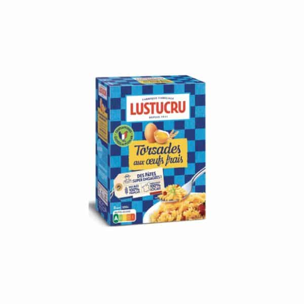 Torsades aux œufs LUSTUCRU 500g