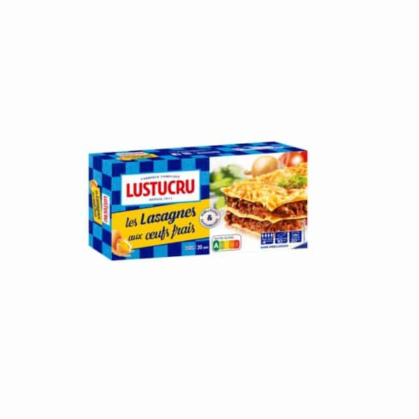 Lasagnes aux œufs frais LUSTUCRU 250g