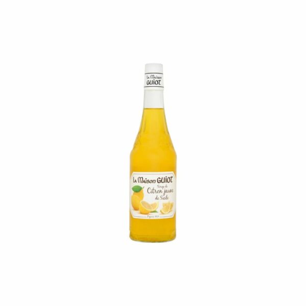 Sirop citron jaune de Sicile LA MAISON GUIOT 70cL