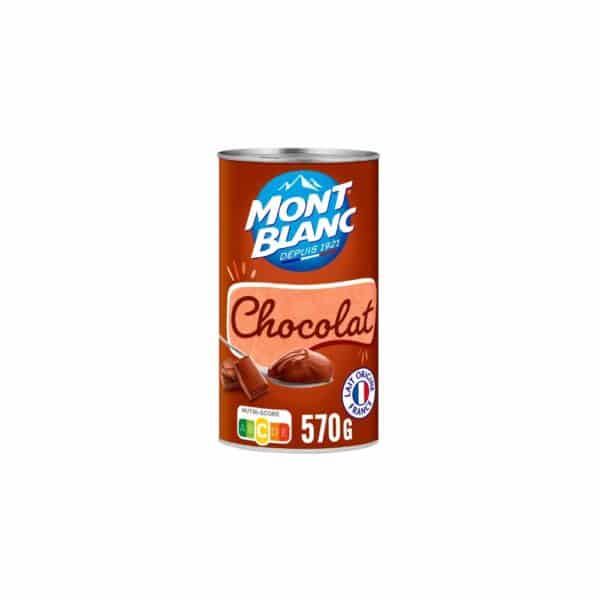 Crème dessert chocolat MONT BLANC 570 g