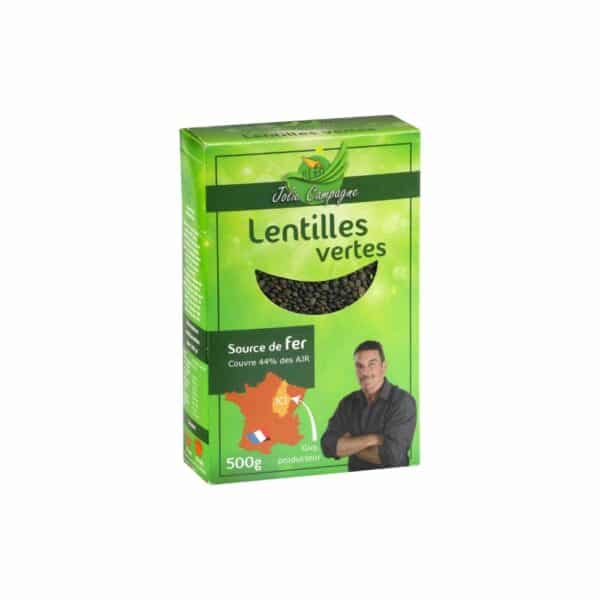 Lentilles vertes JOLIE CAMPAGNE 500g