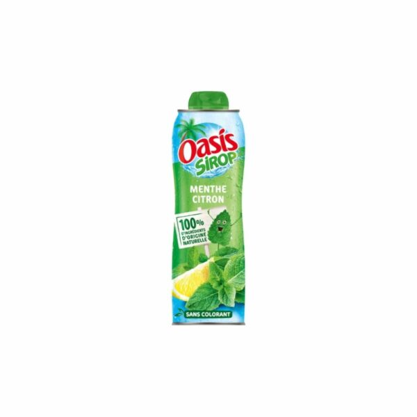 Sirop Menthe Citron OASIS 1L