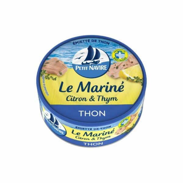 Miettes de thon citron & thym Petit Navire 110g