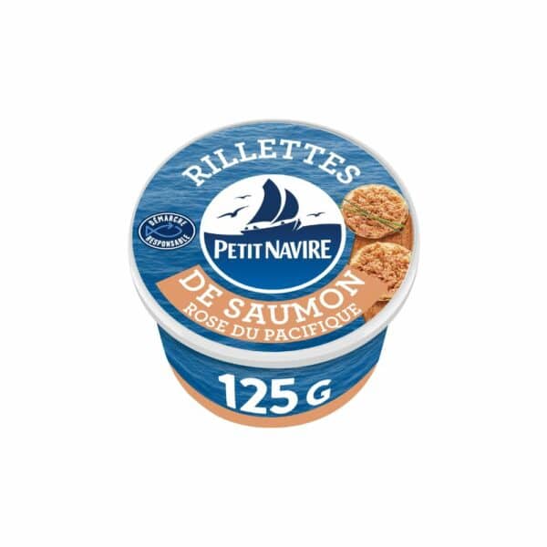 Rillettes de saumon PETIT NAVIRE 125g