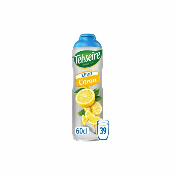 Sirop Citron sans sucre TEISSEIRE 60cL