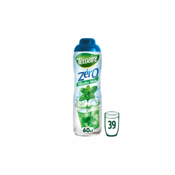 Sirop menthe verte Zéro TEISSEIRE 60cL