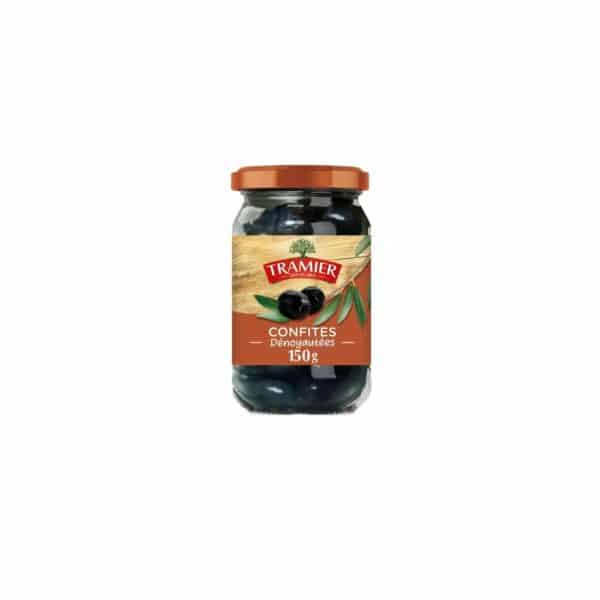 Olives noires confites dénoyautées TRAMIER 150g