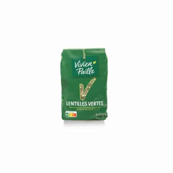 Lentilles vertes VIVIEN PAILLE 500gr