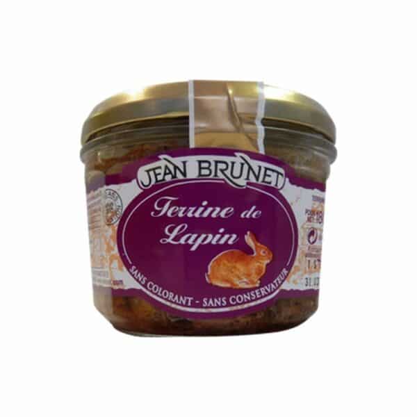 Terrine de lapin JEAN BRUNET 180g