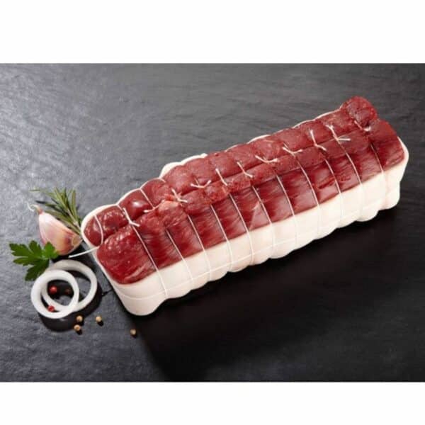 Roti de filet de Bœuf Limousine ficelé et bardé 1kg