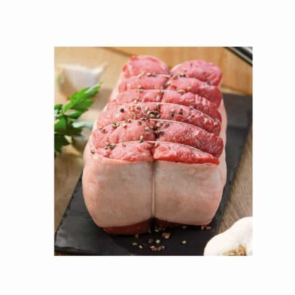Roti de filet de Bœuf Limousine ficelé et bardé 500g