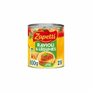 Plat familial Ravioli 6 Légumes ZAPETTI 800g