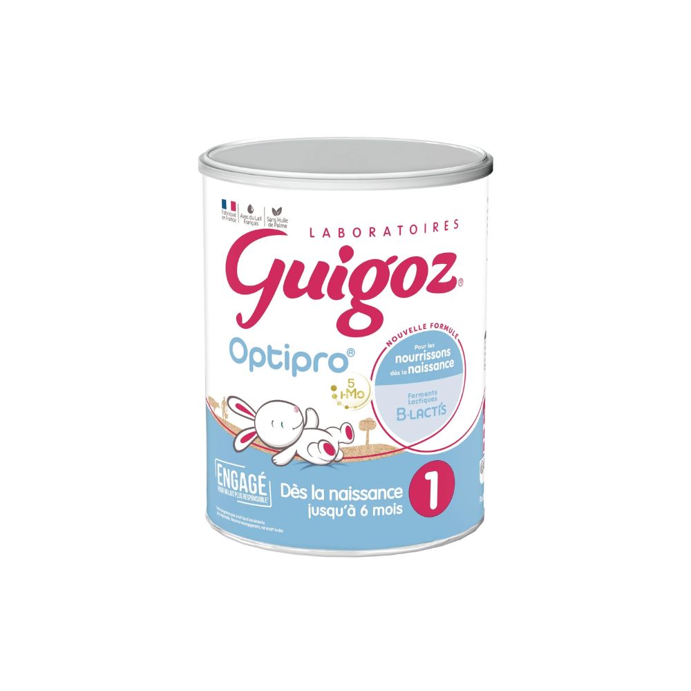 Lait bébé poudre Guigoz Optipro 1er âge - 0-6mois - 830g