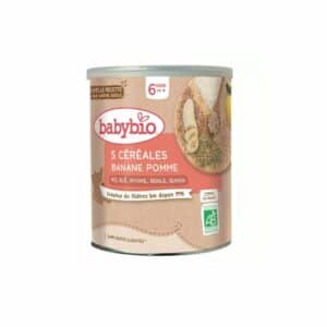 Babybio Céréales banane pomme bébé dès 6 mois Bio 220g