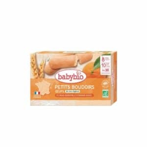 Babybio Biscuits Bébé dès 8 mois saveur Orange Boudoirs 120g