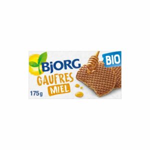 Biscuits bio Gaufres Miel BJORG 175g