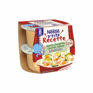 Petits pots bébé P'TITE RECETTE Risotto 8 mois - 2x200g