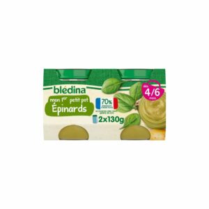 Petit pot bébé Blédina 4-6 mois Épinards - 2x130g