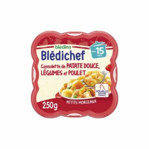 Repas bébé Blédichef 15 mois Patate légumes poulet - 250g