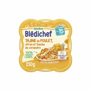 Repas bébé Blédichef 15 mois Tajine légumes poulet - 250g