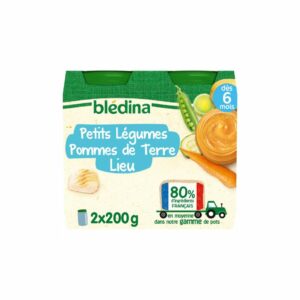 Petit pot bébé Blédina 6 mois Légumes lieu - 2x200g
