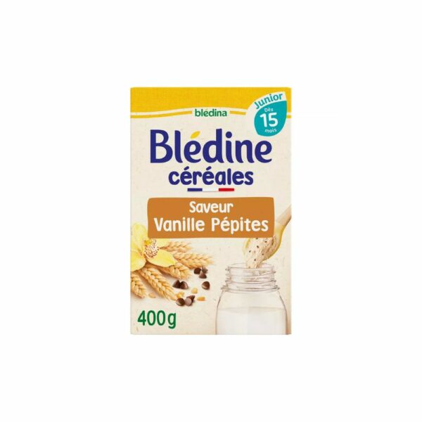 Céréales bébé Blédine 15 mois vanille pépites - 400g