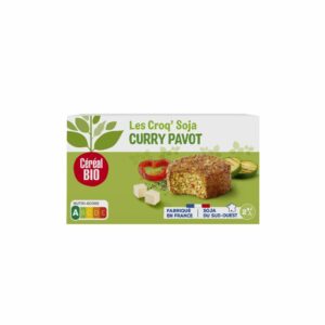Galettes Croq'soja, curry et pavot Bio CEREAL BIO 2x100g