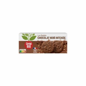 Biscuits sablés chocolat noir bio CEREAL BIO 132g