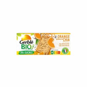Sablés orange graines de chia GERBLE BIO 130g