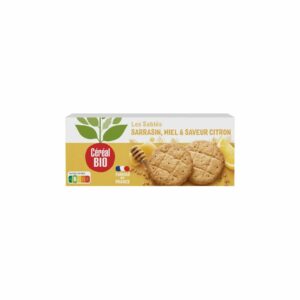 Sablés miel, citron et sarrasin bio CEREAL BIO 132 g