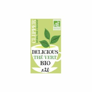 Thé bio vert CLIPPER 20 sachets - 35g