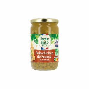 Pois chiches au naturel Bio JARDIN BIO ETIC 420g