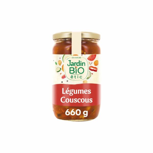 Légumes pour couscous Bio JARDIN BIO ETIC 660g