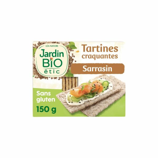 Tartines craquantes sarrasin sans gluten Bio JARDIN BIO ETIC 150g
