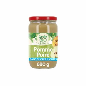 Compote pomme poire Bio JARDIN BIO ETIC 680g