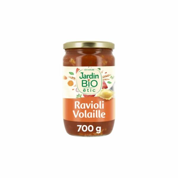 Ravioli à la volaille JARDIN BIO ETIC 700g