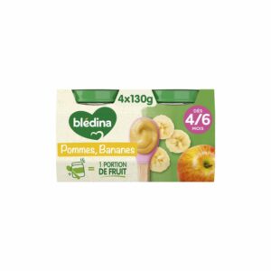 Compote bébé Blédina 4-6 mois Banane - 2x130g
