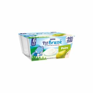 Dessert - P'tit Brassé Nestlé Poire dès 6 mois 4x100g