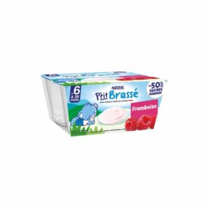 Dessert - P'tit Brassé Framboise dès 6 mois Nestlé 4x100g