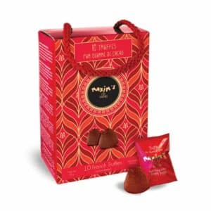 Ballotin 10 truffes chocolat pur beurre de cacao - 85 g Maxim's