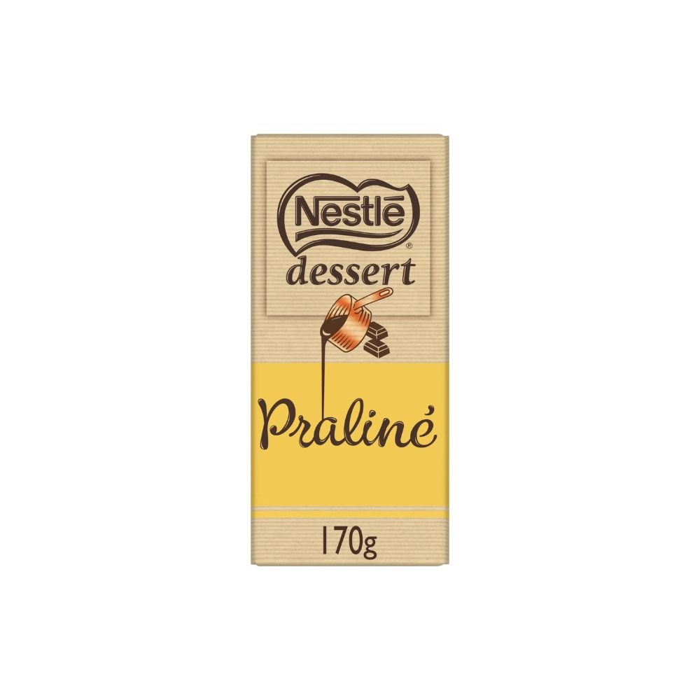Tablette de chocolat Lait Praliné NESTLE DESSERT 170g