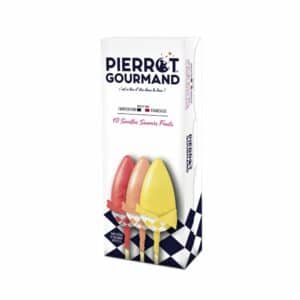 Etui 10 sucettes assortiment fruits Pierrot Gourmand 160g