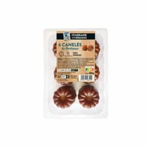 6 Canelés de Bordeaux ITINÉRAIRE DE NOS RÉGIONS 360 g