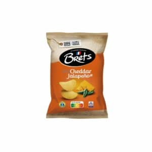 Chips saveur Cheddar et Jalapeno BRET'S 125g