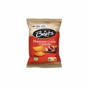Chips saveur poivrons grilles Chorizo BRET'S 125g