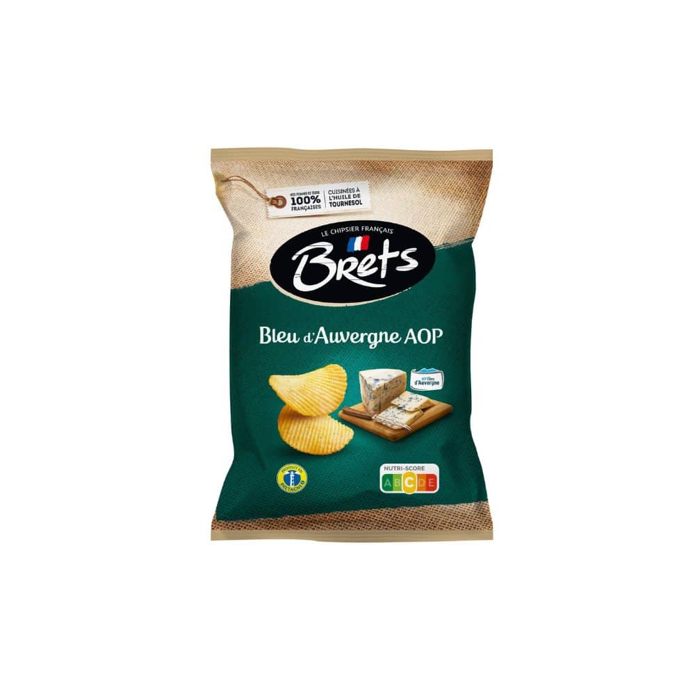 Chips Saveur Bleu d'Auvergne BRET'S 125g