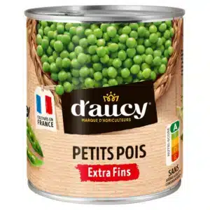 Petits pois extra fins D'AUCY 560g