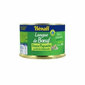 Plat cuisiné langue de bœuf sauce piquante HENAFF 410g