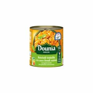 Ravioli volaille à la sauce tomate cuisinée HALAL DOUNIA 800g