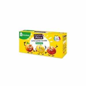 Gourdes compotes de pommes CHARLES & ALICE 12x90g